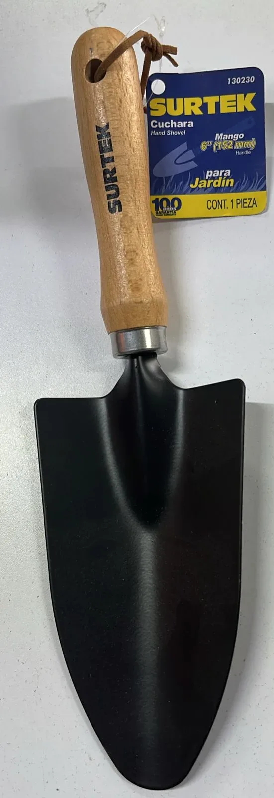 Pala para jardin mango de 6"